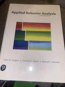 Applied Behavior Analysis by Timothy Heron, John Cooper and William Heward... - Picture 1 of 1