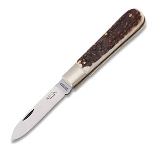 Otter 166 – Taschenmesser mit edlem Hirschhorngriff und C75 Carbonstahlklinge - Bild 1 von 4