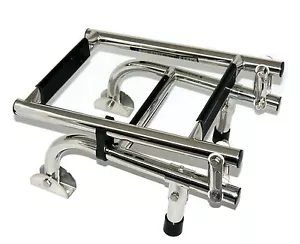 Badeleiter für Boot aus Edelstahl klappbar 3 & 5 Stufen Heckmontage Yacht Top!! - Bild 1 von 2