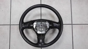 99-00 MAZDA MIATA STEERING WHEEL, BLACK LEATHER, OEM - Foto 1 di 12