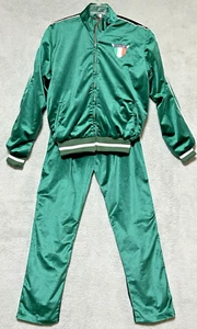 Velvet Track Suit Jason Kelce Italia Size Large Athleisure Y2K Hip Hop Irish - Picture 1 of 12