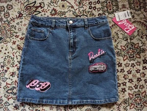 Girls Barbie Denim Skirt Size 14 BRAND NEW W/TAG NWT - Picture 1 of 5
