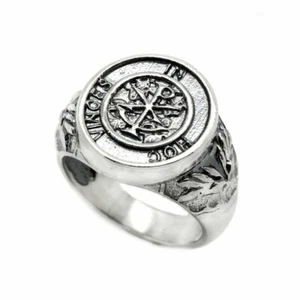 IN HOC VINCES Freimaurer Herren Siegel Silber 925 - Bild 1 von 11