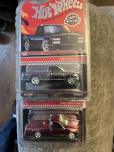 hot wheels rlc 2 1990 chevy 454 Black/red Both Color Variations
