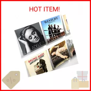 Vinyl Record Shelf Wall Mount, 12 inch Clear Acrylic Album Record Holder Display - Picture 1 of 2