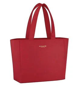 Coach Fragrance Large Size Tote Bag In Bright Red Color - Picture 1 of 2