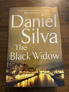SIGNED The Black Widow By Daniel Silva 1st Edition First Printing 2016 Hardcover - Picture 1 of 12