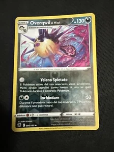 CARTA POKEMON OVERQWIL DI HISUI 090/189 REVERSE HOLO 2022 - Picture 1 of 1
