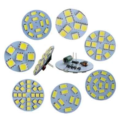 Mini 1W 2W 3W  G4 Back Pin Round Board LED Bulb DC 12V 24V For Home Lighting - Image 1 of 4