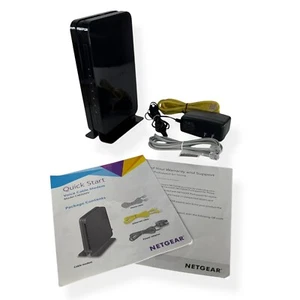 Netgear CM500V Cable Modem Black Ethernet 2x Phone Lines For Internet - Picture 1 of 8