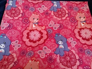 2010 V.I.P. Care Bears Fabric 42 x 36in unwashed - Picture 1 of 1