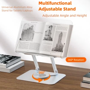 360 ° Rotation Laptop Riser Portable Tablet Support Home - Photo 1/10
