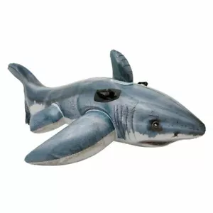 Intex Great White Shark Ride on Kids Children Inflatable Swimming Water Toy - Picture 1 of 3