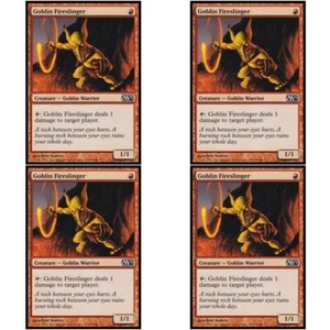4 x GOBLIN FIRESLINGER NM M12 MTG Rojo - Duende Com - Imagen 1 de 1