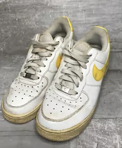 Nike Air Force 1 315115-103 2010 White Low Top Sneakers Shoes Womens US Size 8.5 - Picture 1 of 6
