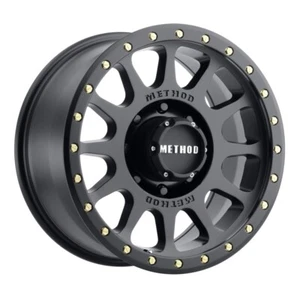 Method Race Matte Black NV 18x9 18mm Offset 8x165.1 130.8mm Wheel MR30589080518H - Picture 1 of 4
