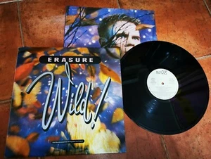 ERASURE Wild VERY RARE SPANISH PROMO LP VINYL WHITE LABEL INNER SLEEVE ANDY BELL - Picture 1 of 4