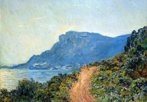 Art Oil painting Claude Monet - Claude La Corniche Sun impressionism landscape - Picture 1 of 1
