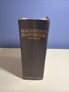 Vintage 1984 Machinery's Handbook 22nd Edition Industrial Press Engineering  VCG - Picture 1 of 24