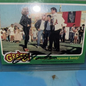 Scheda autografata Paramount Grease JOHN TRAVOLTA 1978 - Foto 1 di 3