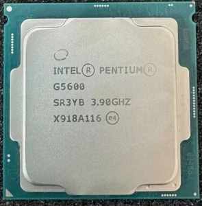 8Th Gen Intel Pentium G5600 LGA 1151 CPU Processor Dual-Core 3.9 GHz SR3YB - Picture 1 of 2