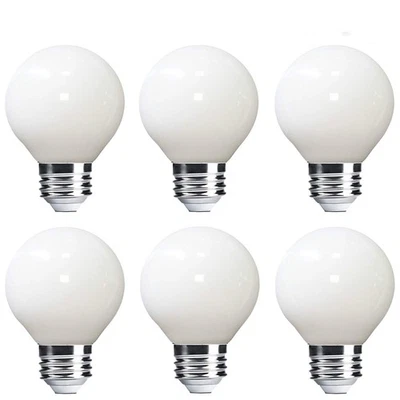 Vanity LED Light Bulbs 40 Watt for Vanity Mirror, G16.5 3.5W Globe LED Bulb, ... - Image 1 of 4