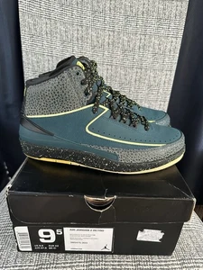 NEU Air Jordan 2 Retro Nightshade 385475 303 Größe 9,5 mit Karton - Bild 1 von 16