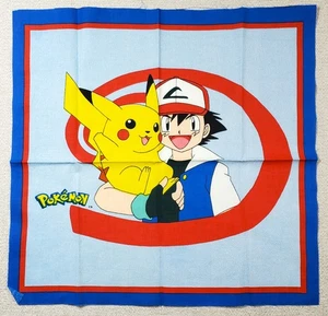 Pokemon Pikachu Asche Ketchum 17 Zoll Baumwollstoff Kissen Panel Nintendo Quilten '98 - Bild 1 von 1