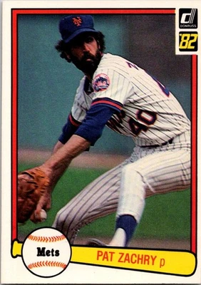 1982 Donruss #254 Pat Zachry - Image 1 of 2