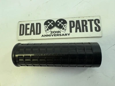 Harley NOS og black 7/8" waffle handlebar grip - Image 1 of 4