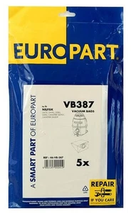 EUROPART - Beg Debu Serasi untuk Penyedut Hampa Udara Nilfisk GS80, Pek 5 - Picture 1 of 1