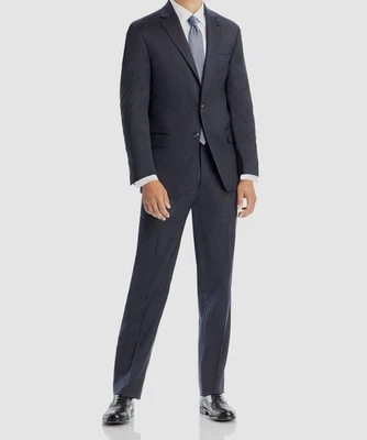Hart Schaffner Marx Men's Gray Soft Classic-Fit 2-PC Jacket Pants Suit Size 44S - Image 1 of 4