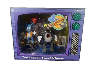 The Simpsons Itchy & Scratchy Sammlerstück Vinyl Actionfiguren Kidrobot Neu Neu im Karton - Bild 1 von 8