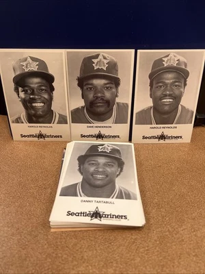 Seattle Mariners Baseball Team Issued Postcards Lot (25 Total) From The 80’s - Image 1 of 3