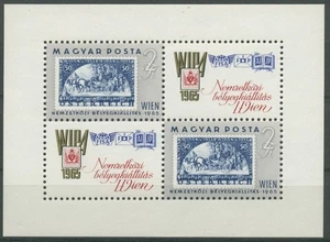 Ungarn 1965 WIPA´65 Marken Österreich Block 47 A postfrisch (C92409) - Bild 1 von 1