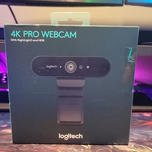 Logitech 960-001178 Brio 4k Pro 90Fps 5-fach Digitalzoom Webcam - Schwarz - Bild 1 von 6