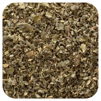 Hoja de gordolobo orgánica, cortada y tamizada, 16 oz (453 g) Foto 1 de 2