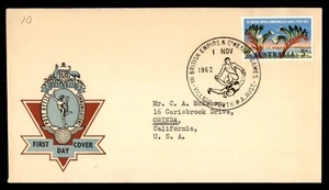 Mayfairstamps Australia FDC 1962 British Empire Commonwealth Games Perth First D - Picture 1 of 2