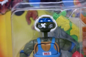 Kowabunga Kickboxin' Leo Teenage Mutant Ninja Turtle 1992 Vintage Figur MOC - Bild 1 von 7