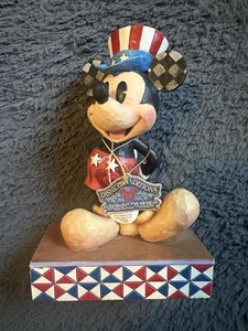 Jim Shore Enesco Limited Ed. Patriotic Star Spangled Mickey Mouse #4027133 - Picture 1 of 8