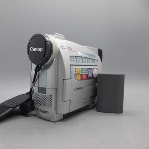 Canon MV300 Handheld MiniDV Camcorder Silver Tested - Picture 1 of 9