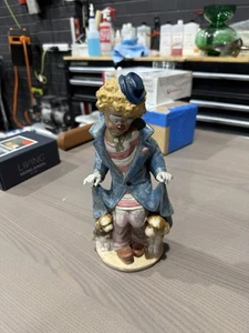 LLADRO CLOWN FIGURINE - SURPRISE - GRES FINISH REF. 2290 - Picture 1 of 6