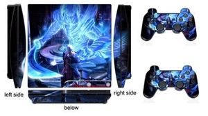 009 Skin Sticker for PS3 PlayStation 3 Slim and 2 controller skins - Picture 1 of 1