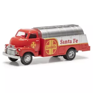 Menard Scala O #275-9400 -- Camion carburante pressofuso 1954 GMC Santa Fe - Foto 1 di 4