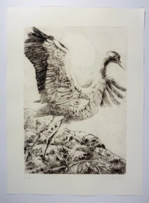 Ernst Marow: Radierung »Odyssee« handsigniert-6/20 Ex.- von 2009 - Bild 1 von 2