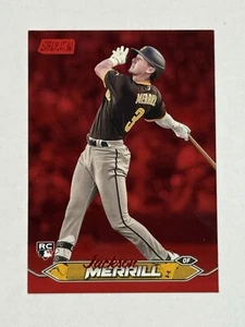 2024 Topps Stadium Club Jackson Merrill #50 Red Foil Padres - Picture 1 of 2