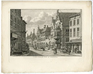 Stampa antica-MIDDELBURG-WEST-INDIAN HOUSE-WIC-Bendorp-Bulthuis-1786 - Foto 1 di 2