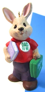Hallmark Ornament 1990 DAD~TO~BE - Picture 1 of 13
