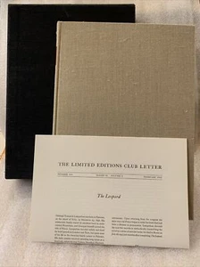 Der Leopard von Giuseppe Di Lampe LEC Limited Editions Club signiert #559 von 750 - Bild 1 von 6