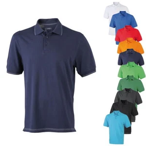 James+Nicholson Men´s Elastic Polo Herren Polo Shirt S - 3XL - Bild 1 von 17